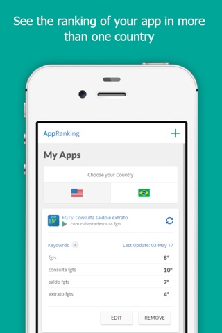 AppRanking: Monitor app rating screenshot 2