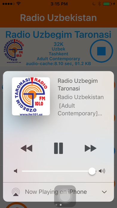 How to cancel & delete Radio Uzbekistan - Radio O'zbekiston from iphone & ipad 3