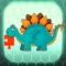 This  kids puzzle game consists of dinosaur life jigsaw puzzles with cute dinosaur cartoon pictures