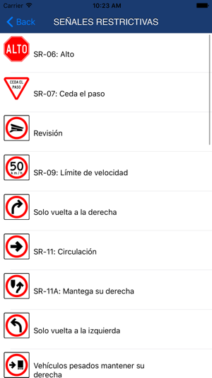 Señales de tráfico en México(圖3)-速報App