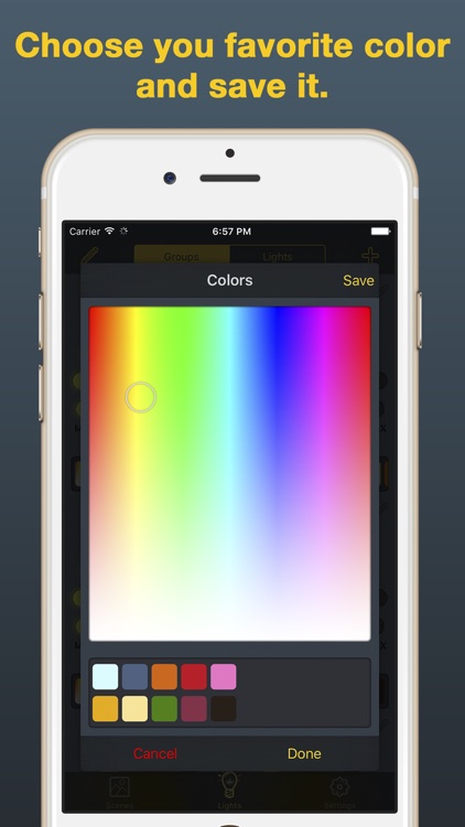 iHue for Philips Hue - easy control of light. screenshot-4