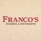 Download the App for Franco’s Pizzeria & Ristorante and enjoy authentic Italian food and cheesy pizza – any way you slice it