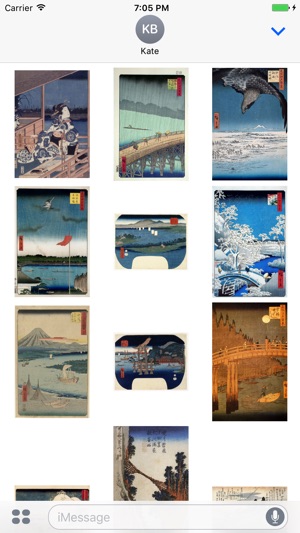 Hiroshige Artworks Stickers(圖3)-速報App