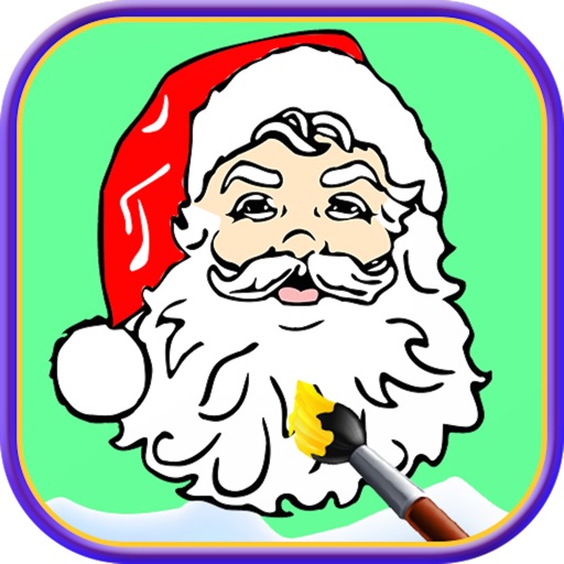Santa Claus coloring pages iOS App