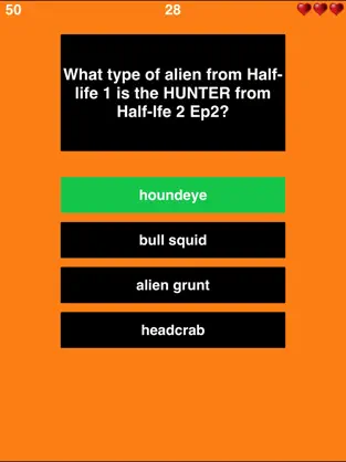 Bildschirmfoto 3 Trivia for Half-Life - FPS Video Game Free Quiz iphone