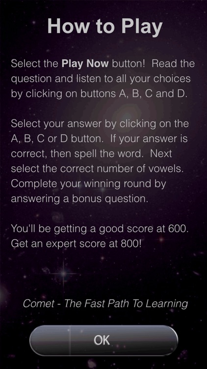 Comet The Spelling Game - Bible 2 screenshot-4