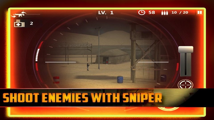 Combat Terrorist Basis - Sniper 3D