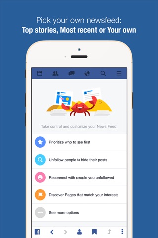 Lite Mode FB: save battery & data screenshot 2