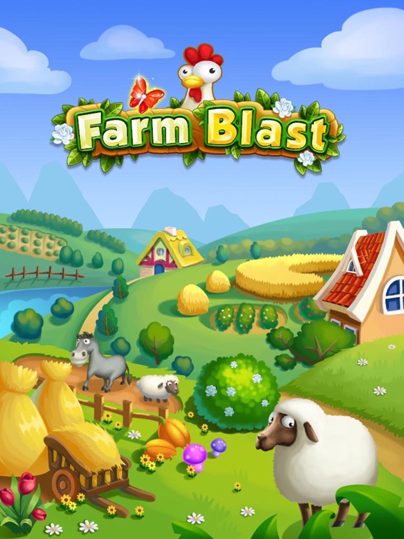Игра Farm Blast -Switch 3 garden fruit to match