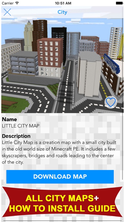 City Maps For Minecraft PE (MCPE)