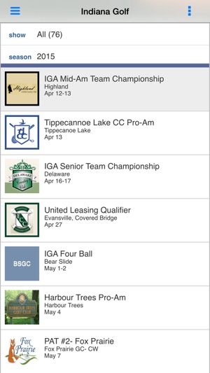 Indiana Golf Association(圖2)-速報App