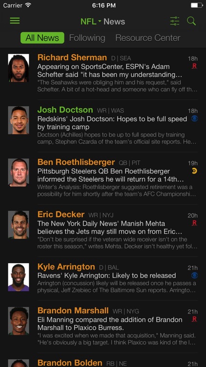 Playerline Fantasy Sports News