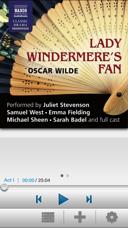 Lady Windermere's Fan: Audiobook App