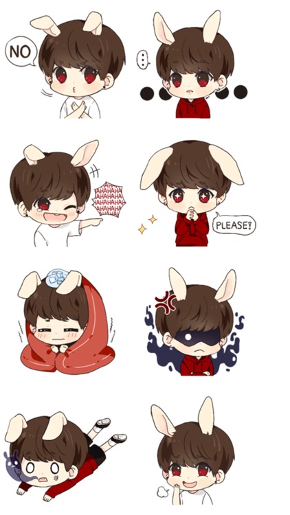 Bunny Boy Stickers screenshot-3