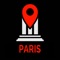 Paris Travel Guide Monument Tracker - Offline Map