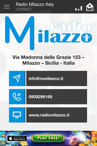 Radio Milazzo Italy screenshot 2