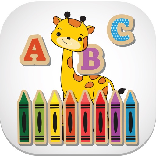 ABC Vocabulary Coloring Book for Kids Icon