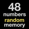 48 numbers random memory