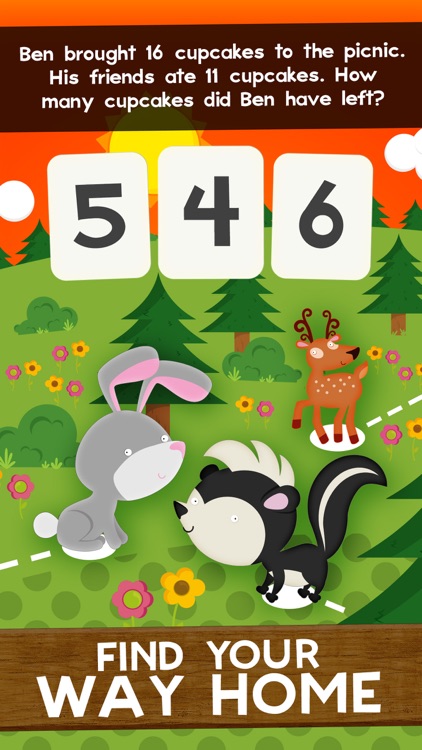 Animal Math Second Grade Maths screenshot-3
