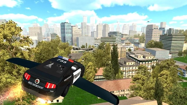 Fly-ing Police Car Sim-ulator 3D(圖2)-速報App