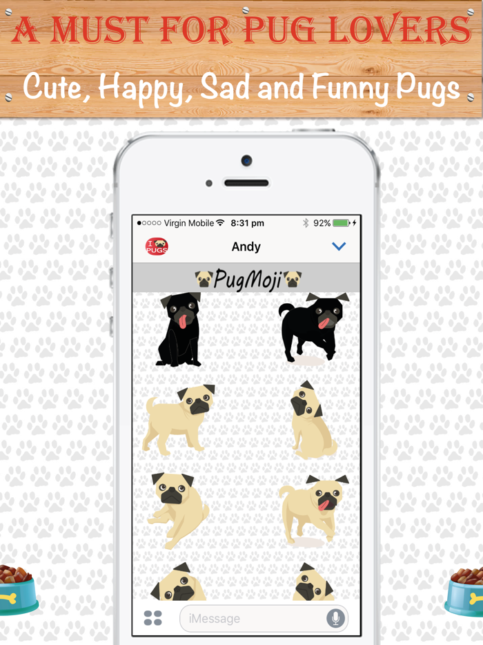 PugMoji - Pug Lovers Emojis and Stickers
