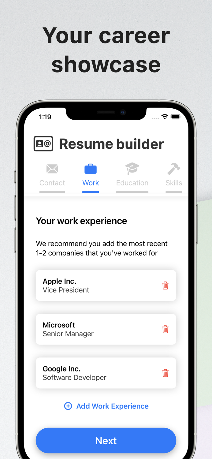 Resume Builder  CV Maker PDF
