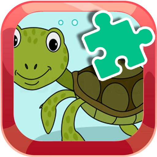 Animal Jigsaw Puzzles Games Turtle Version