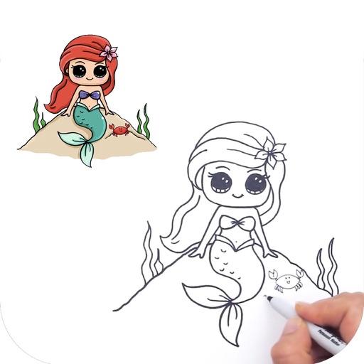 Learn How to Draw Cute Princess Characters Icon