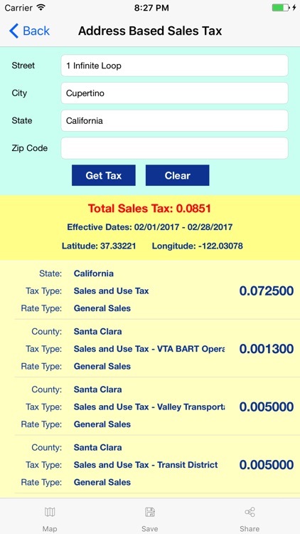 Streamline Sales Tax Rates screenshot-3