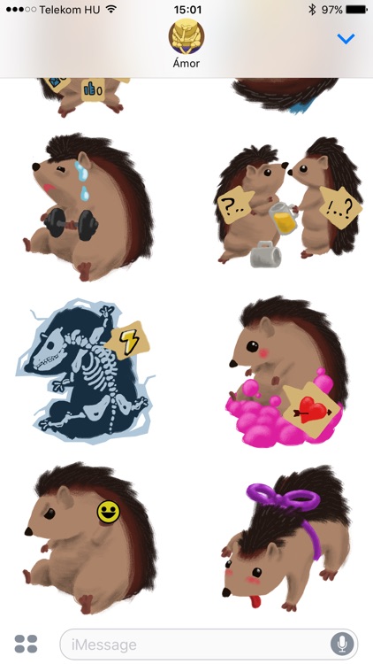 Tiny Hedgehog Stickers screenshot-4