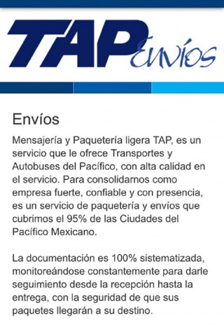 Transp. y Autob. del Pacífico screenshot 3