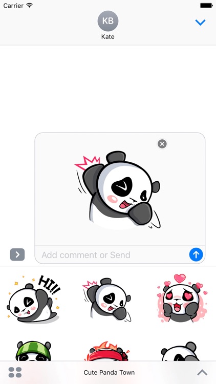 The CHiCHi Panda Sticker Pack by Cute Panda Town screenshot-3