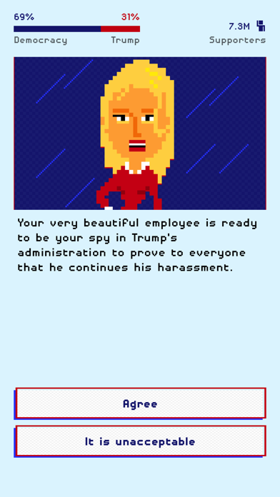 How to cancel & delete Democracy vs Donald Trump - Protest Simulator from iphone & ipad 3