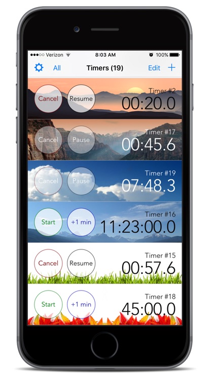 Timers M - A Multiple Timers App