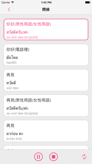 泰語學習助手 Lite - 24小時泰語入門！(圖2)-速報App