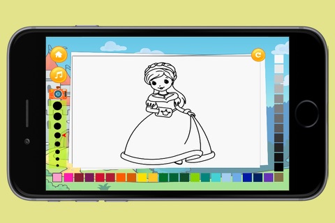 Fairy Tale Princess Coloring screenshot 3