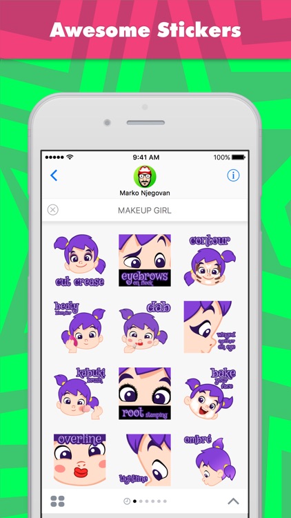 MAKEUP GIRL stickers by CandyASS