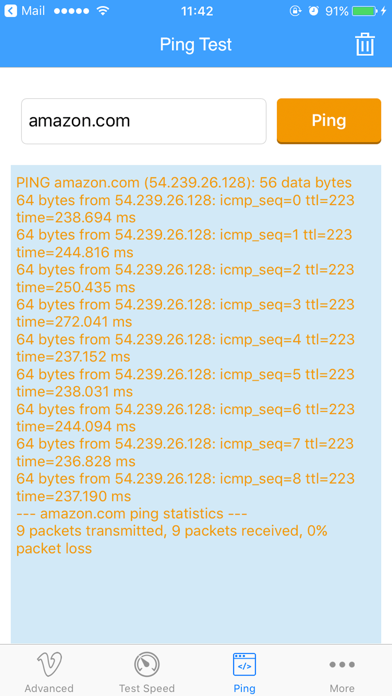 internet test speed, ping test screenshot 4