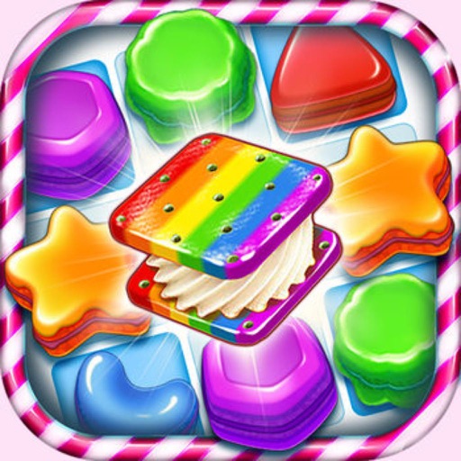 Sweet Cookie Splash - 3 match puzzle crush mania Icon