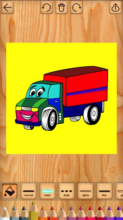 Kids Coloring Book - Cars & Princess screenshot-4