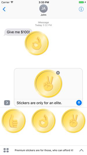 Premium stickers are for those, who can afford it!(圖2)-速報App