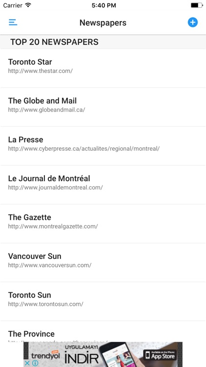 CANADIAN NEWSPAPERS and MAGAZINES