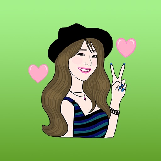 Ashley The Sexy Girl In Love Sticker icon