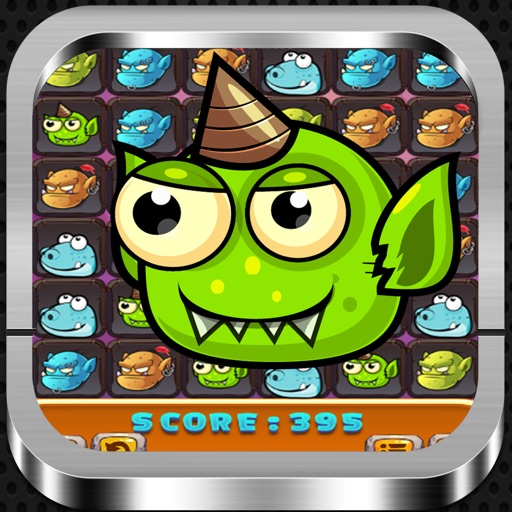 Ogre puzzle  monster quest blast match 3 Icon