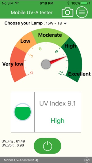 UV-A tester