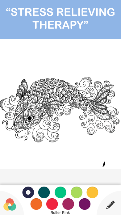マンダラ 無料の塗り絵 着色アプリのスクリーンショット3 マンダラ 無料の塗り絵 着色アプリのスクリーンショット3