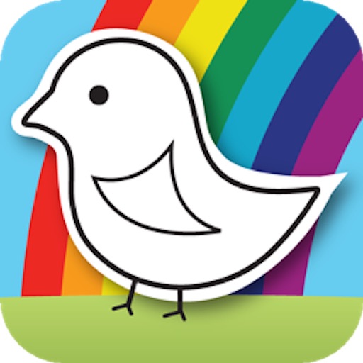 Color for kids - Coloring adults book icon