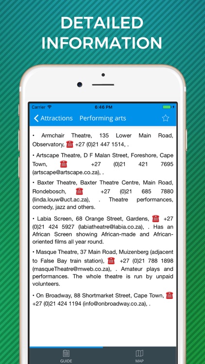 Cape Town Travel Guide with Offline Street Map screenshot-3