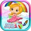 Princess Coloring Book Painting Game for Kids