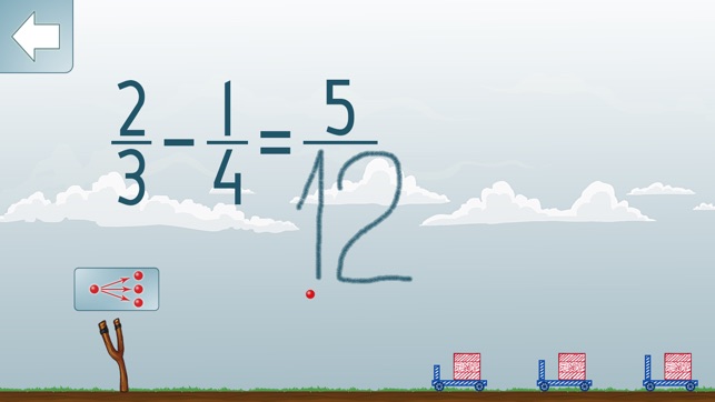 Math Shot Subtract Fractions(圖2)-速報App